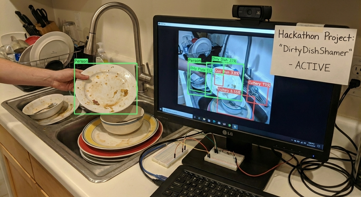 Dirty dish detection