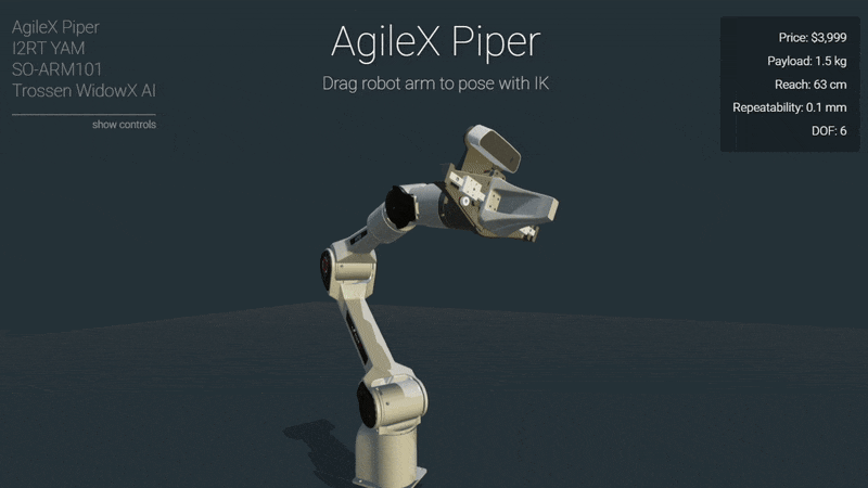 Robot arm viewer gif